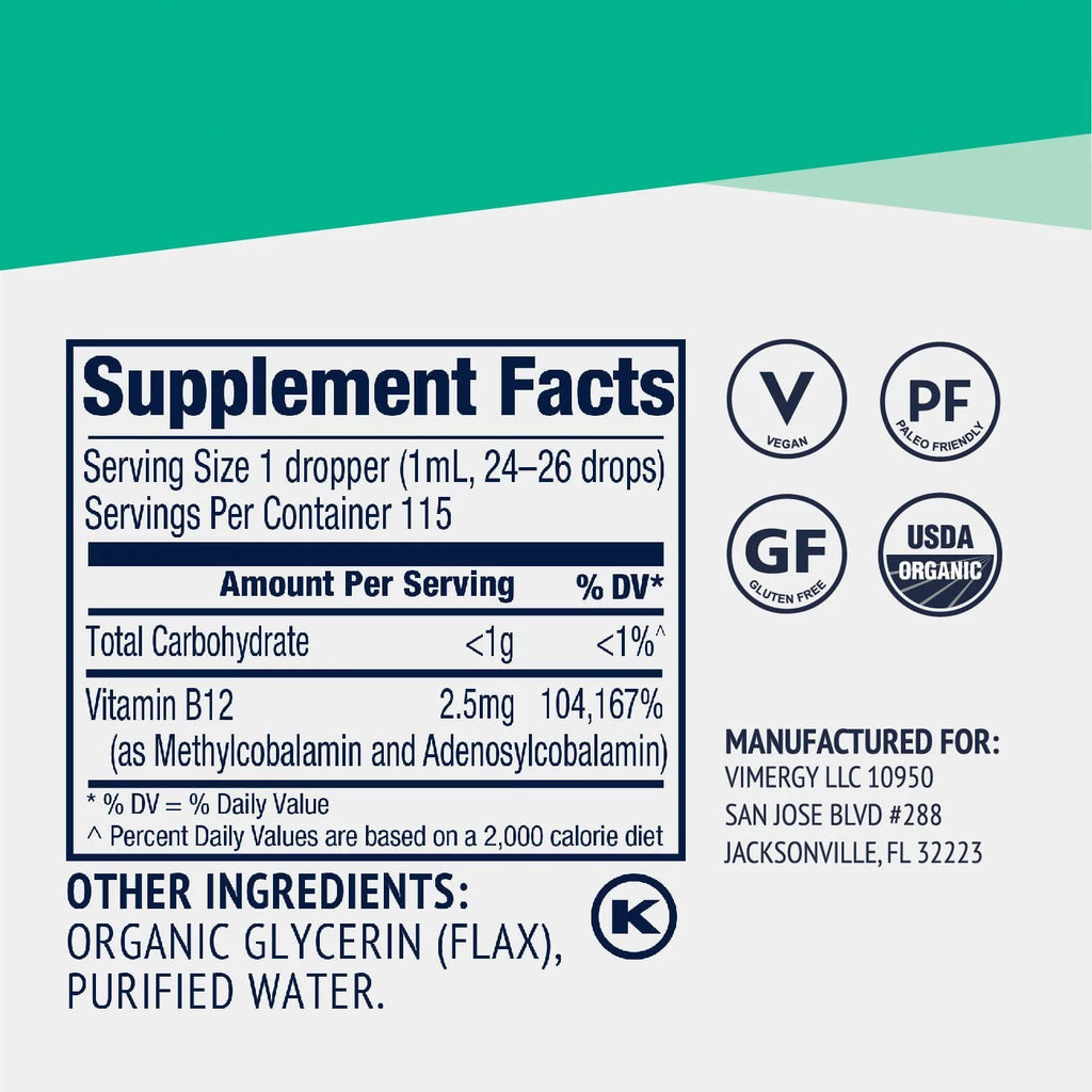 USDA Organic B12 Z4543