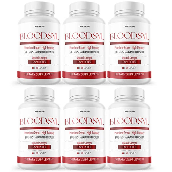 Blood Support Dietary Supplement 60 Capsules 6 Pack O206