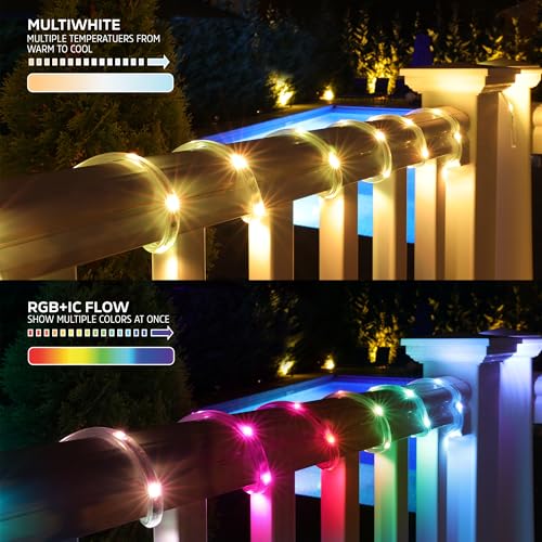 Energizer Smart Indoor & Outdoor RGB+IC+WW LED 50 Foot Light Strip A9164