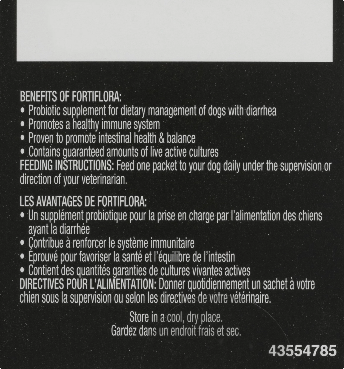 Probiotic Supplement for Dogs, 30 Sachets U1664