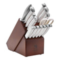 15 Pc White Knife Block Set W7873