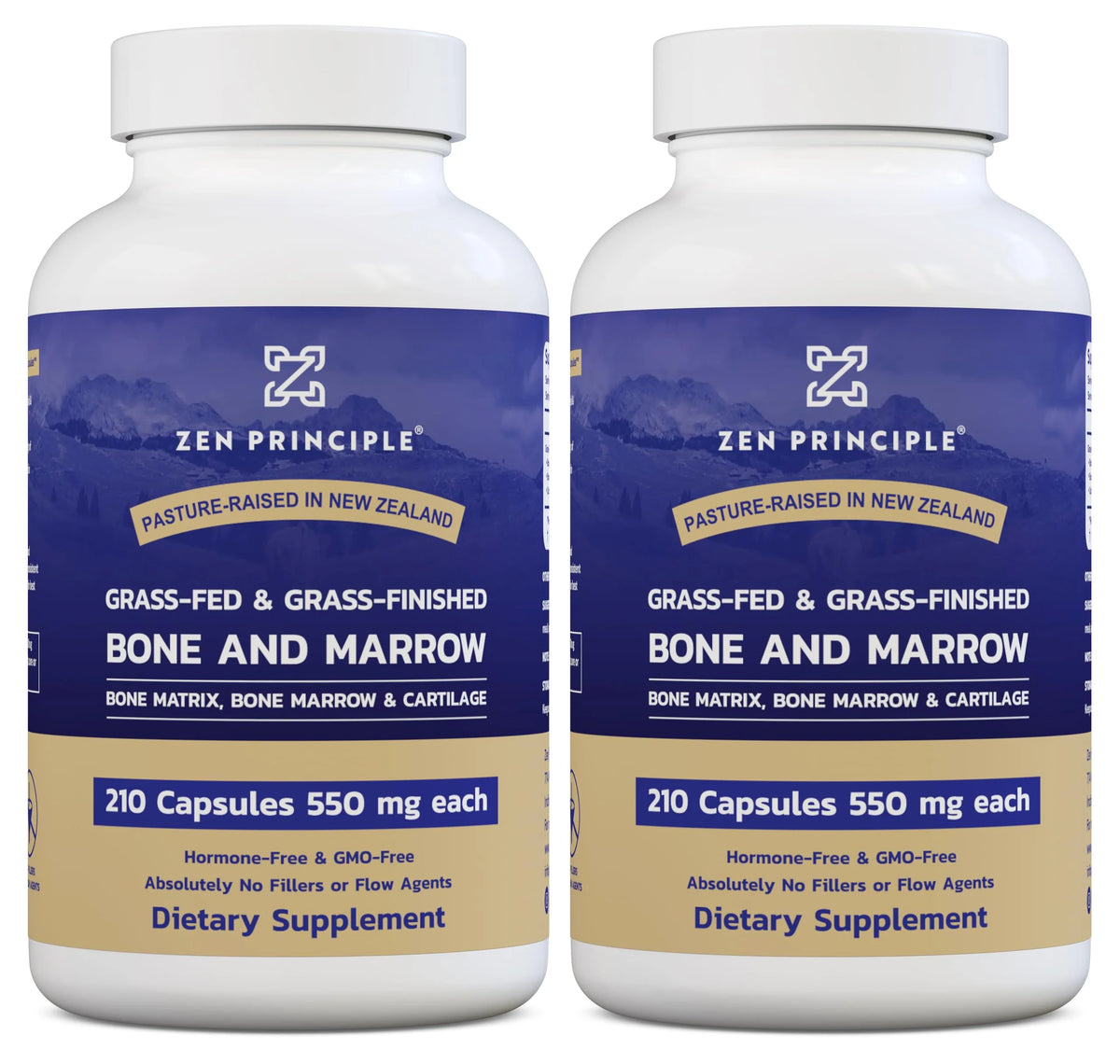 Grass Fed Beef Bone Marrow Supplement 3300mg 420 Capsules I26772