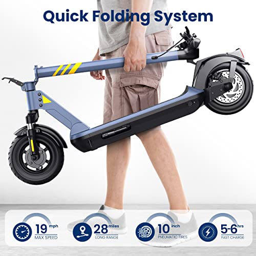 Folding Electric Scooter with 10” Pneumatic Tires F28998