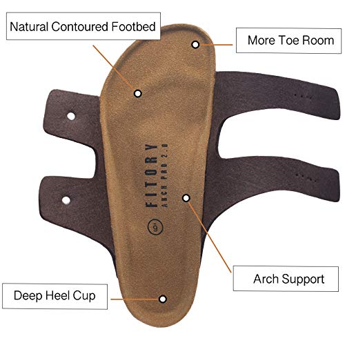 Arch Support Slides with Adjustable Buckle Straps and Cork Footbed Z2959