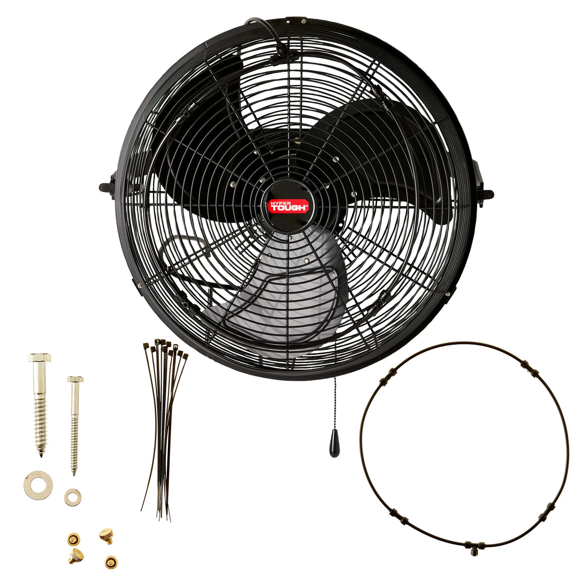 18 inch Outdoor Wall Mounted Fan with Misting Kit R799698