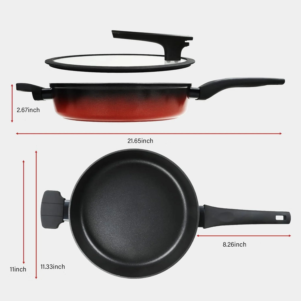 Nonstick Frying Pan with Lid 11 Inch O38540