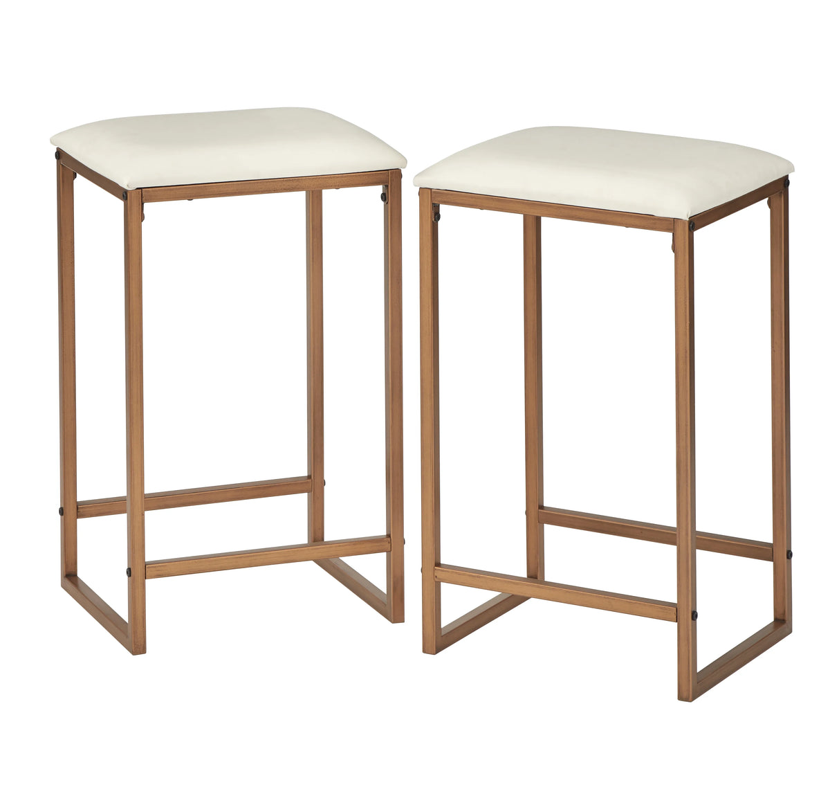 3-Piece Counter Height Dining Set with Table and 2 Stools D21052