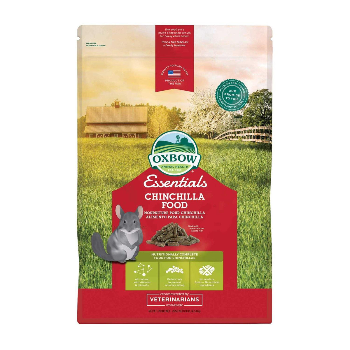 Chinchilla Food J847