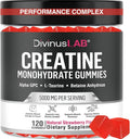 Sugar-Free Vegan Non-GMO Creatine Monohydrate Gummies 5g 120 Count B708
