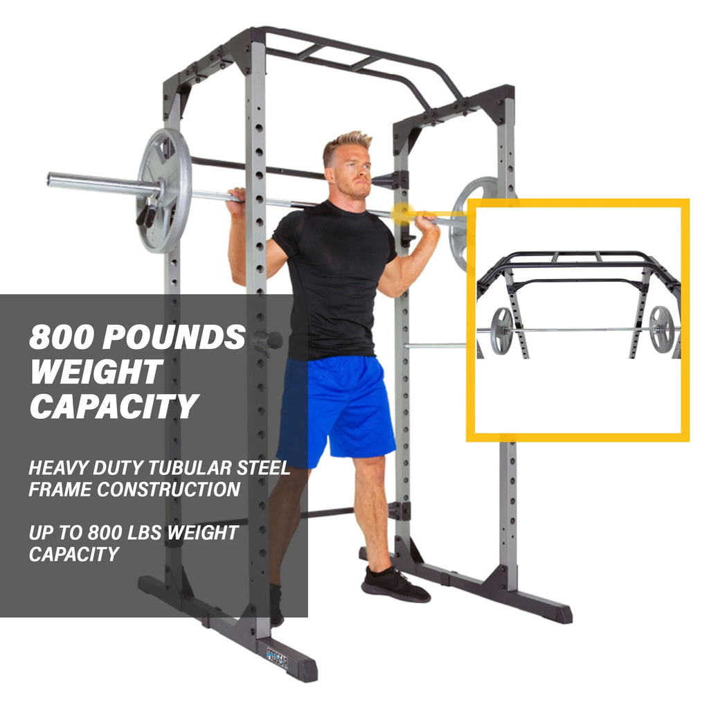 Squat Rack Power Cage with J-Hooks C6516