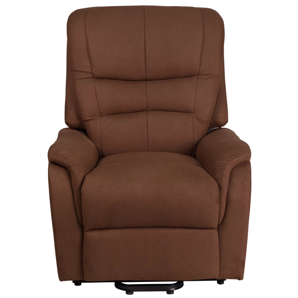 Brown Microfiber Lift Recliner R957562