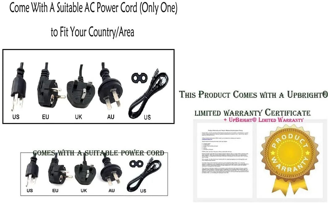 19V AC/DC Adapter Power Supply Cord Battery Charger PSU D580858