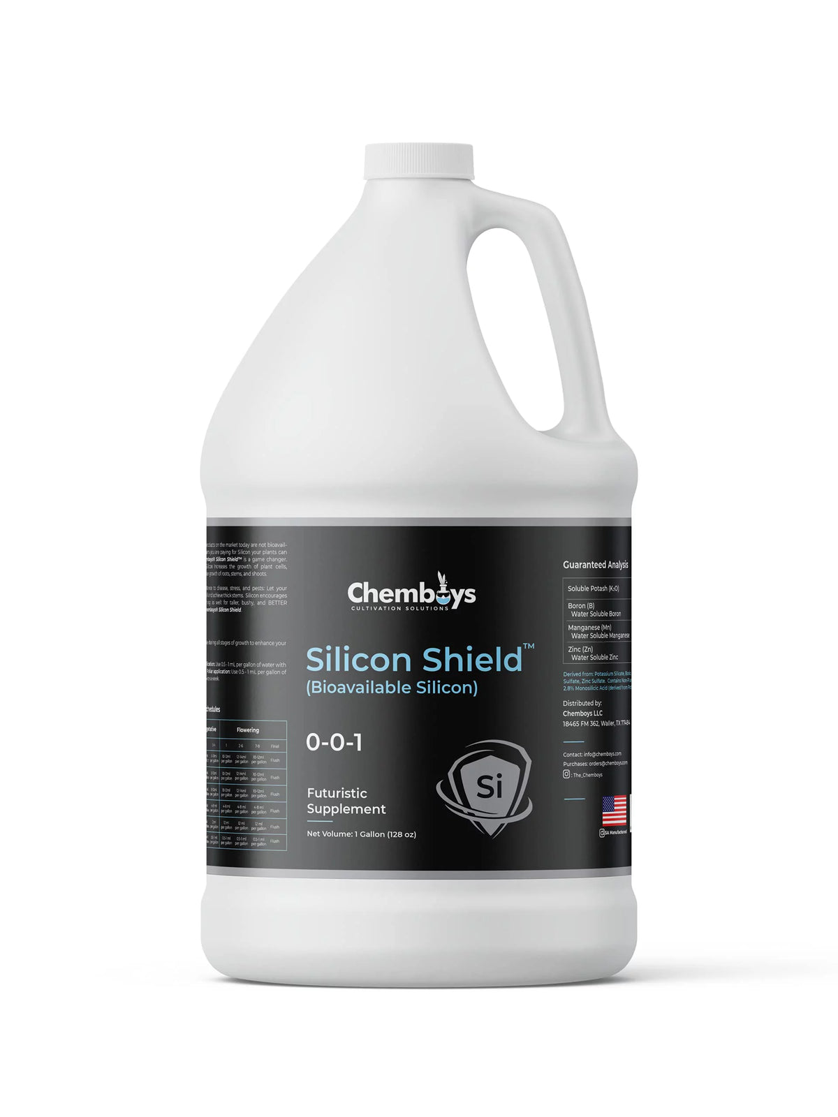 Silica Plant Supplement with Bioavailable Silicone 1 Quart D7802