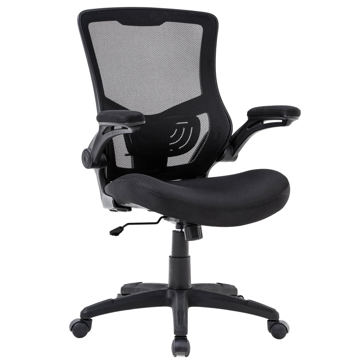 Black Mesh Ergonomic Office Chair with Lumbar Support E830