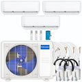 27,000 BTU 3 Zone Ductless Air Conditioner and Heat Pump F4185