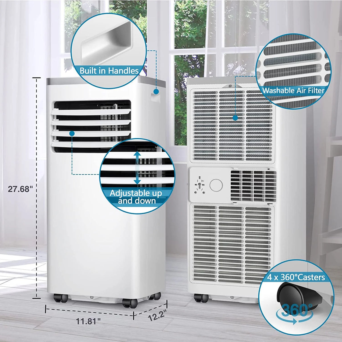 5000 BTU Portable Air Conditioner W3726