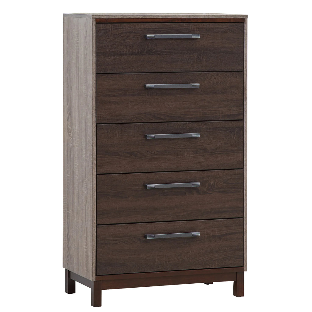 Brown 5 Drawer Chest of Drawers M335196