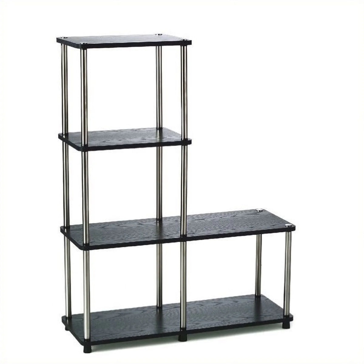 4 Tier Bookshelf, Black F166315