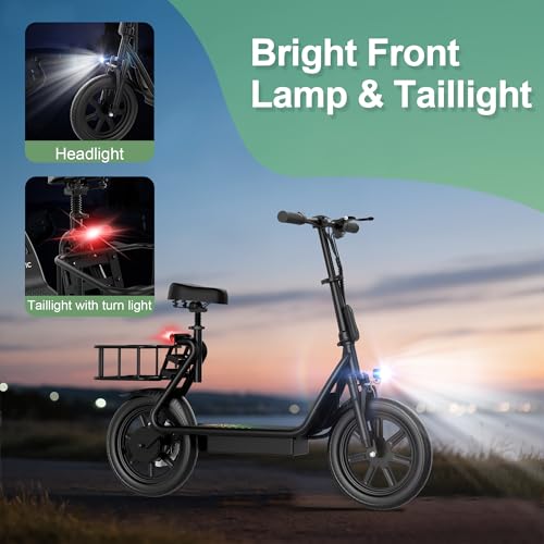 Electric Scooter with Back Basket Z17893