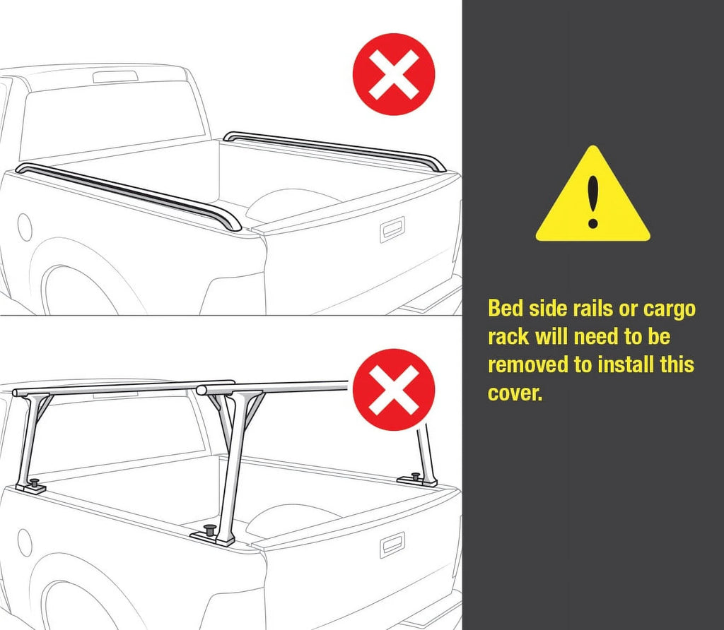 Soft Roll-up Truck Bed Tonneau Cover C4642