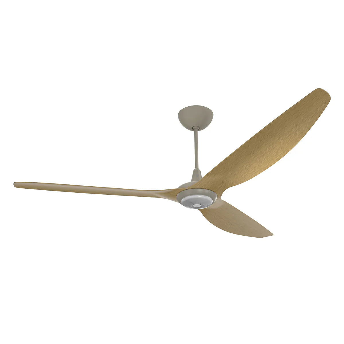 84 Ceiling Fan with Caramel Aluminum Blades and Satin Nickel Finish J59414