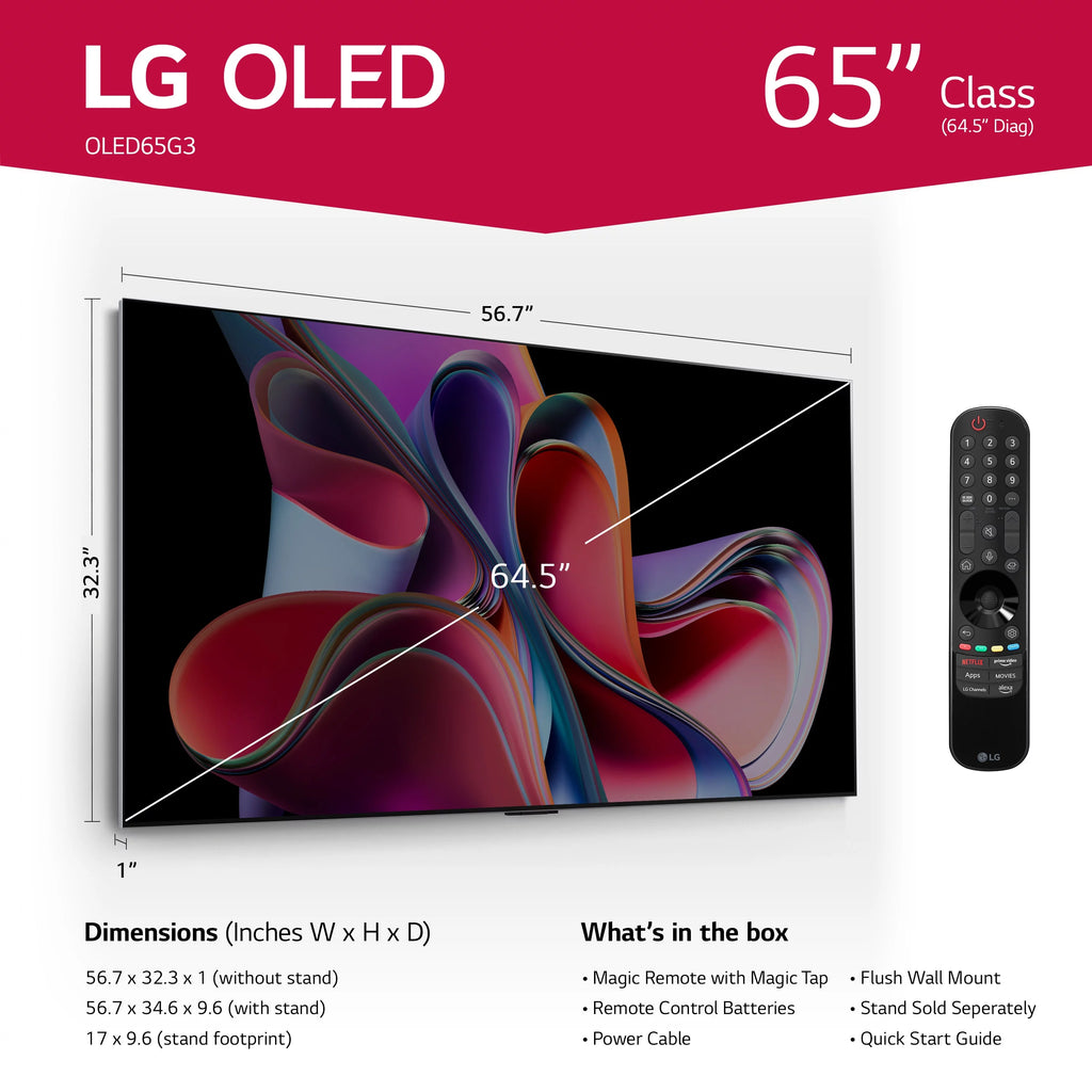 65 Class 4K UHD OLED Smart TV with Dolby Vision S58815