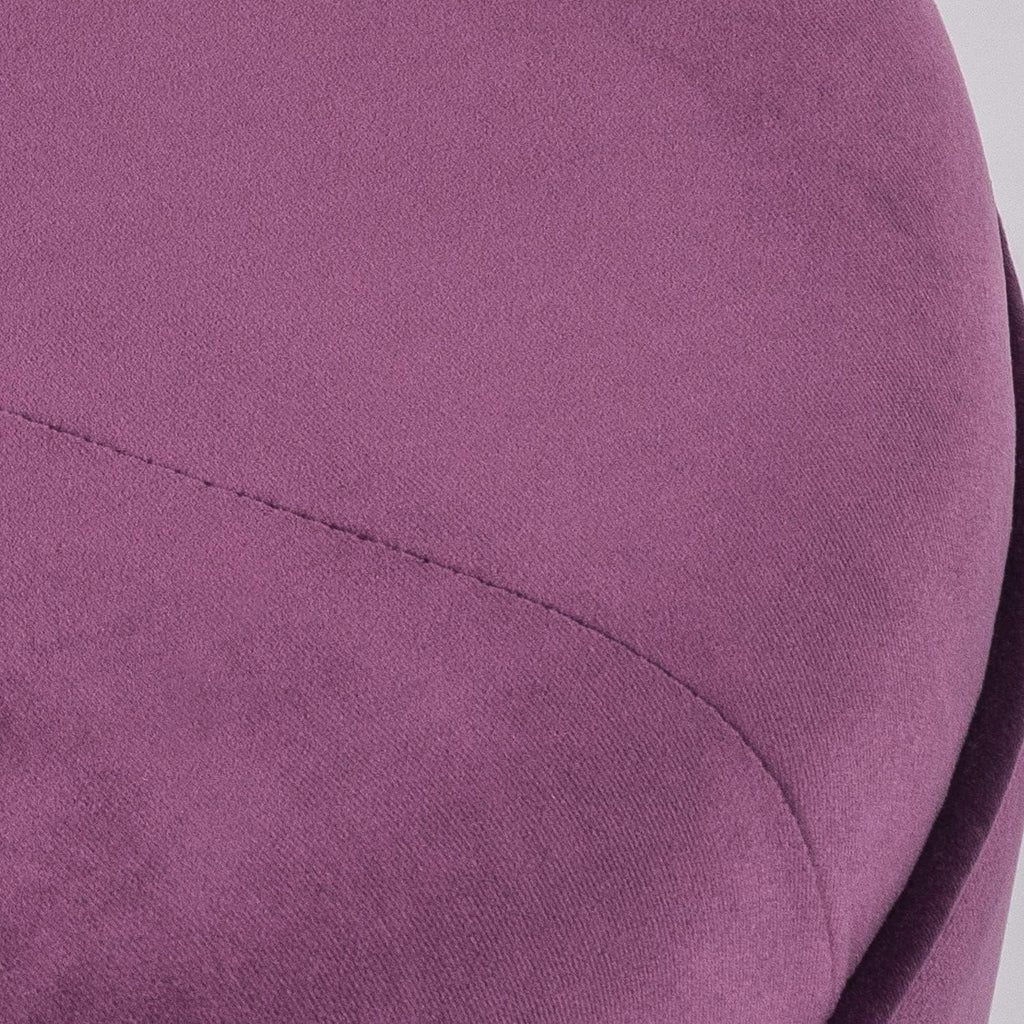 23 Inch Purple Tufted Footstool K969244
