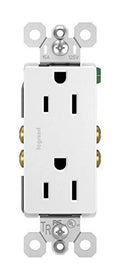 White 15-Amp 125-Volt Decorator Outlet 10-Pk W64041