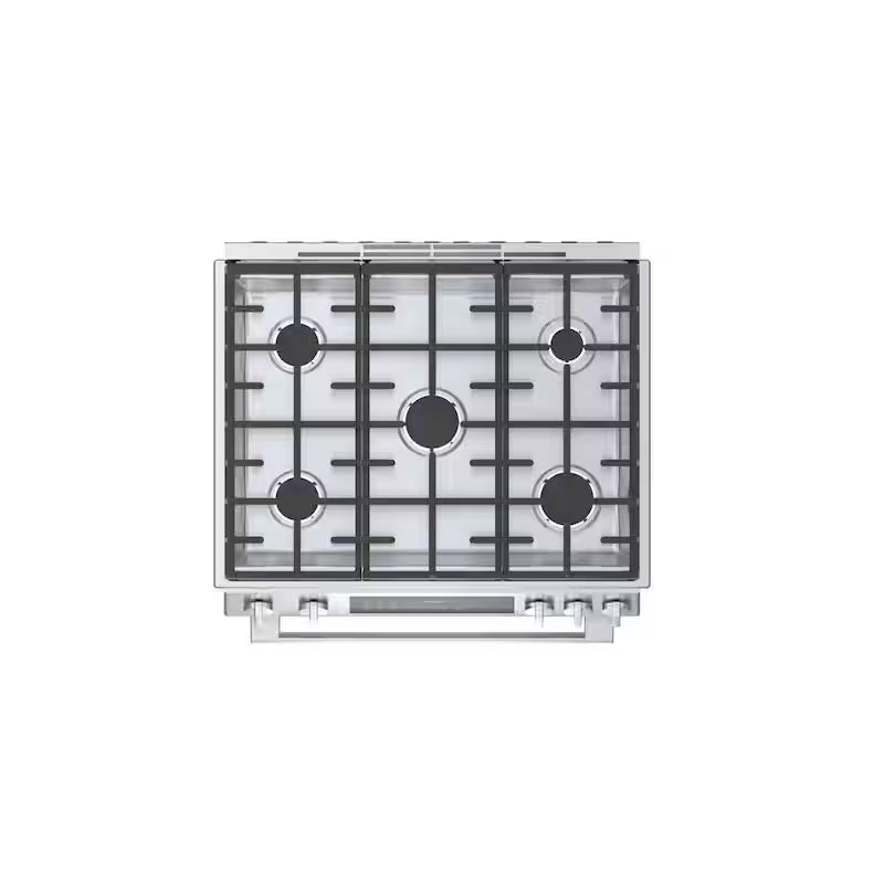 30 in. 5 Burner Slide-In Gas Range in Stainless Steel O549