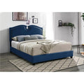 Blue King Size Bed X121157