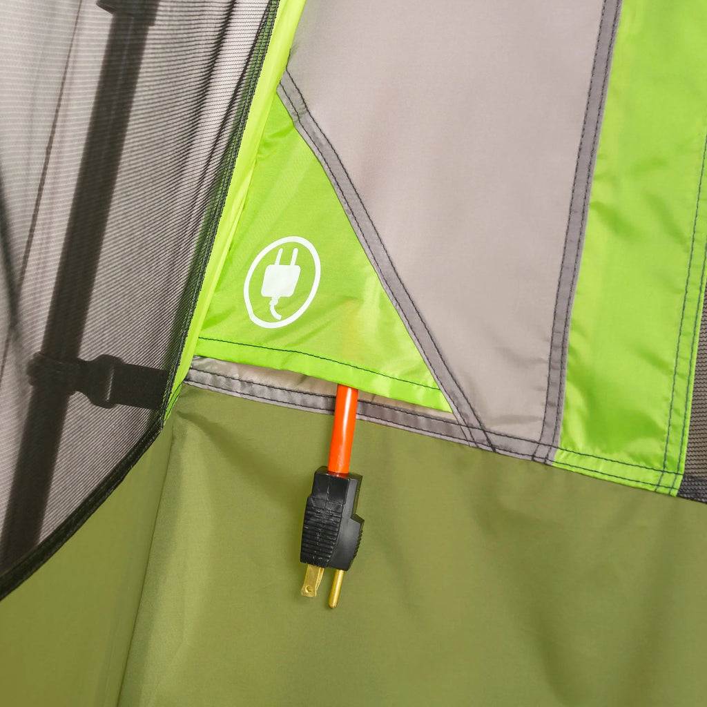 14' x 13.5' 9 Person 2 Room Instant Cabin Tent with Screen Room J93976