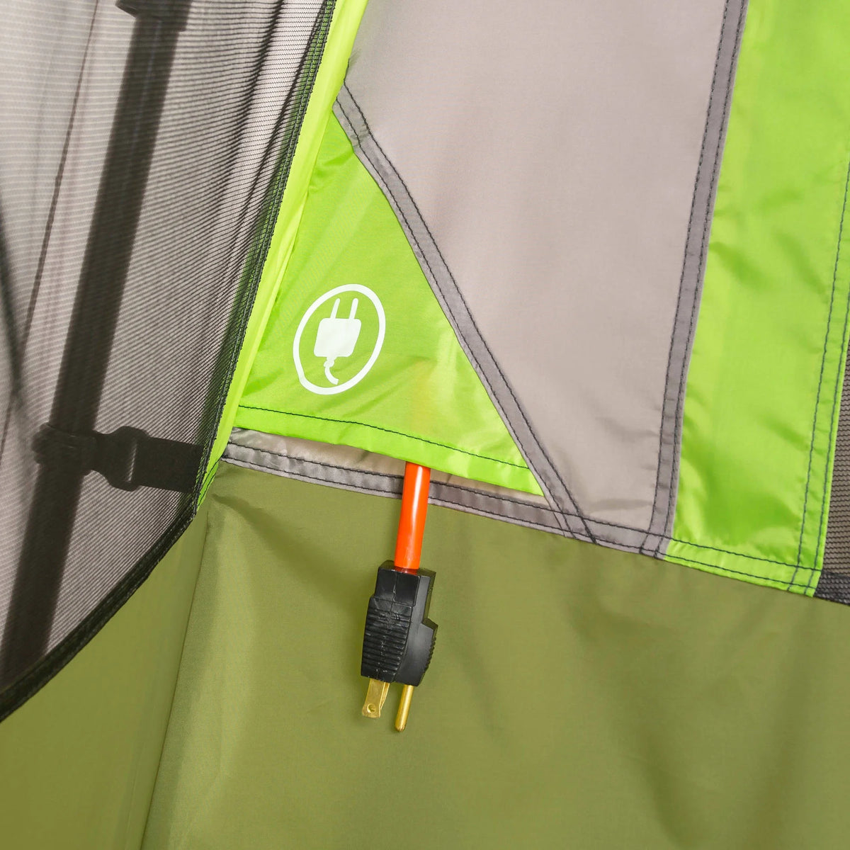 14' x 13.5' 9 Person 2 Room Instant Cabin Tent with Screen Room J93976