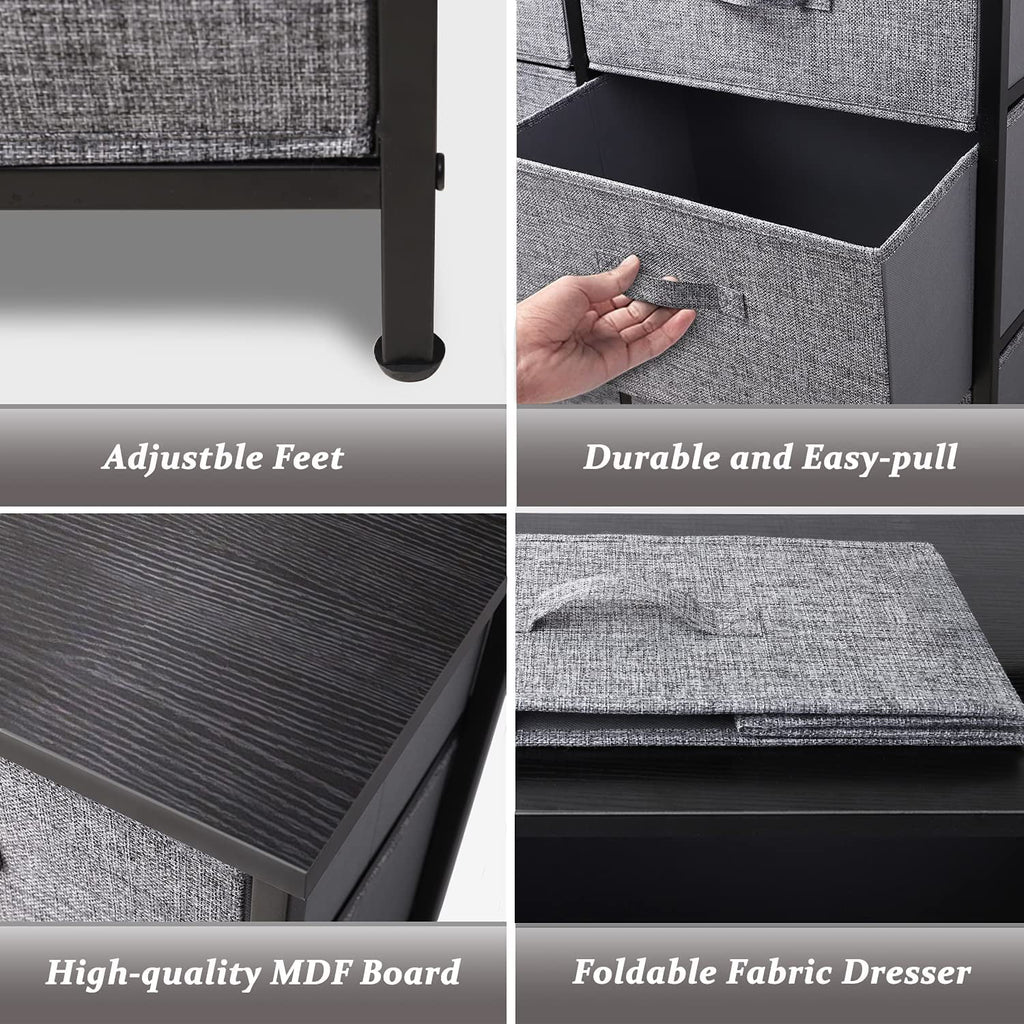 Grey 8 Drawer Dresser Z360453