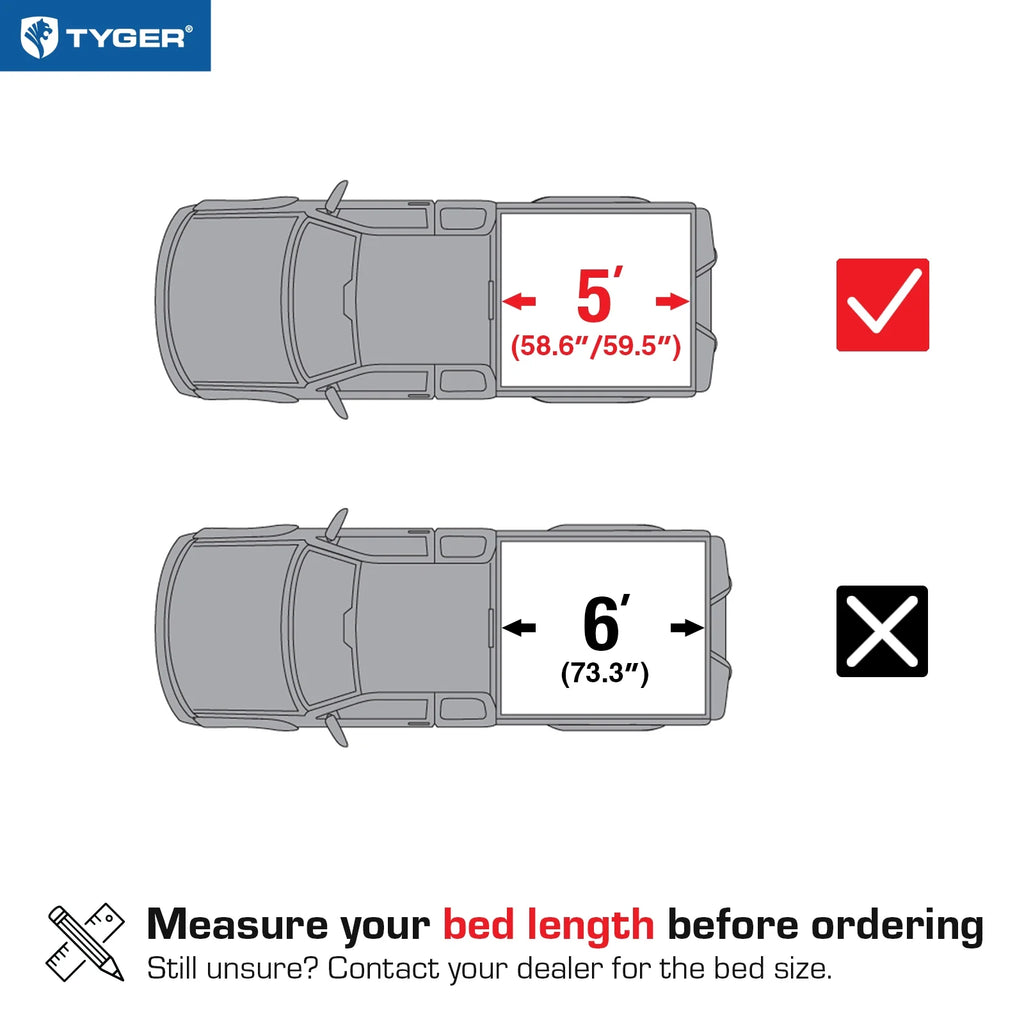 Soft Roll-up Truck Bed Tonneau Cover C4642