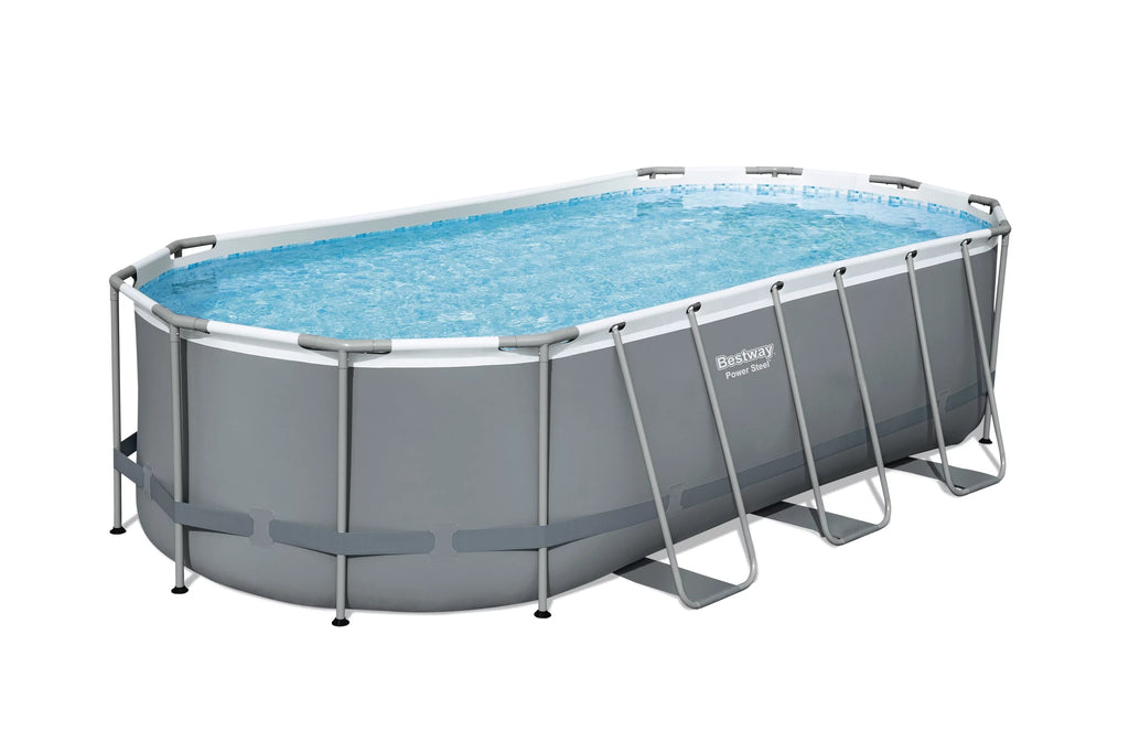 18' x 9' x 48'' Oval Above Ground Pool Set J414587