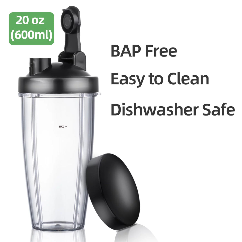 600 Watts Countertop Blender with 20 oz Travel Bottle B3495
