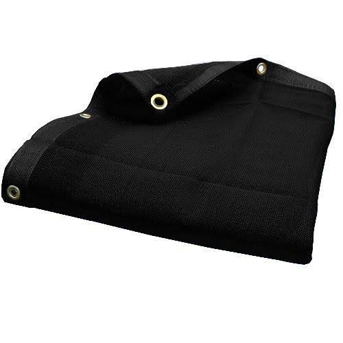 10'x16' Black Heavy Duty Mesh Tarp Sun Shade O5755