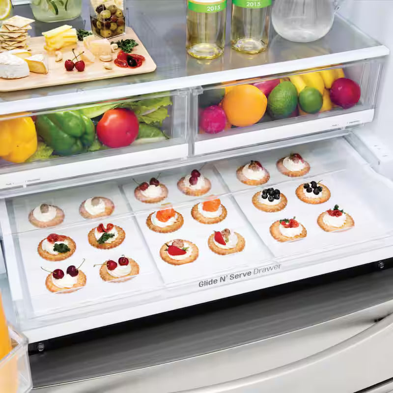 4-Door French Door Smart Refrigerator with Ice and Water Dispenser X4190