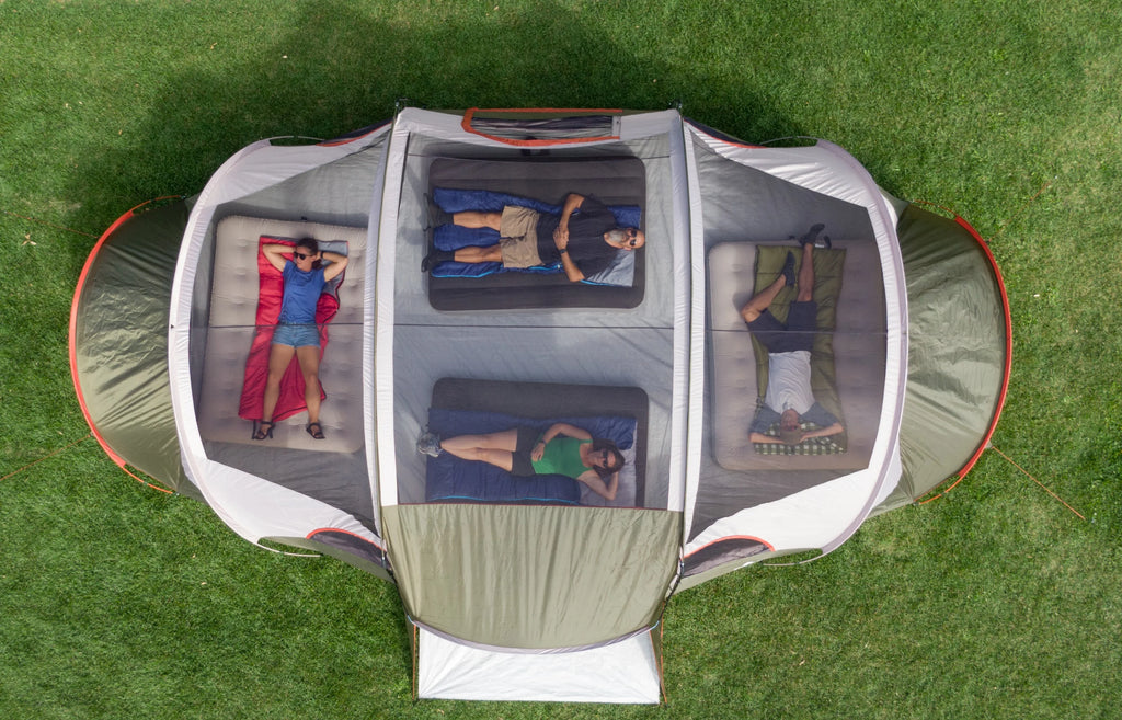 18-Person Cabin Tent with 3 Covered Entrances N200190