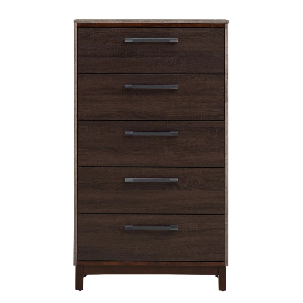 Brown 5 Drawer Chest of Drawers M335196