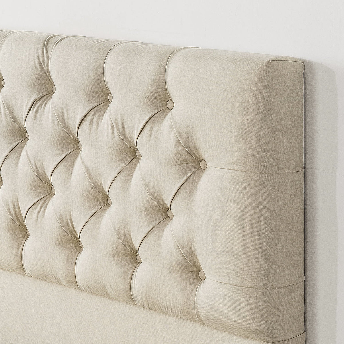 Queen Upholstered Platform Bed Frame R514