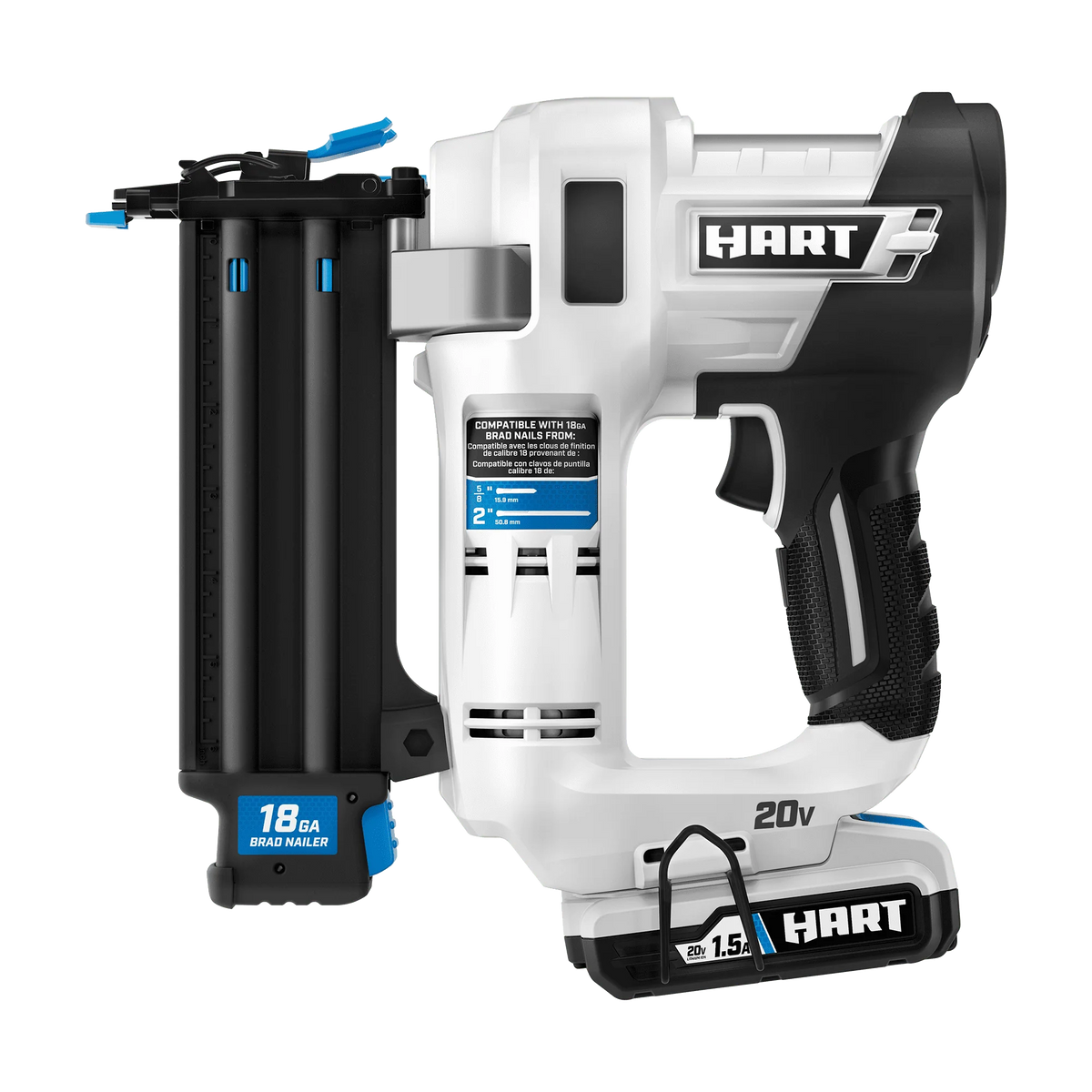 20-Volt 18-Gauge Battery-Powered Brad Nailer Kit P93987