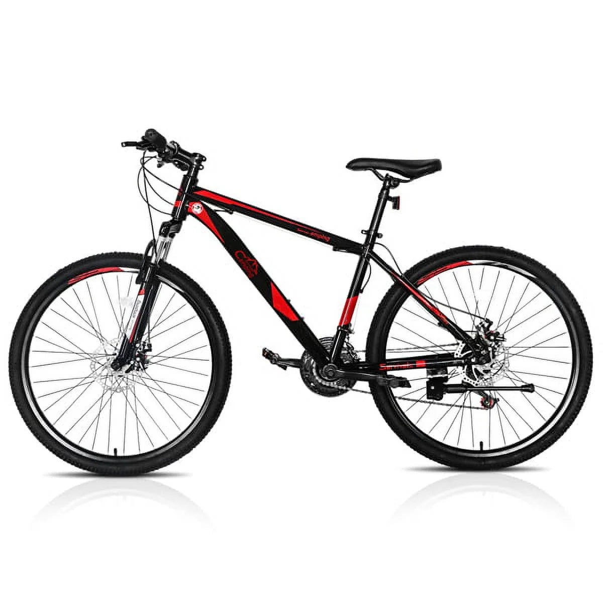 26 Inch 21 Speed Red Black Mountain Bike U327