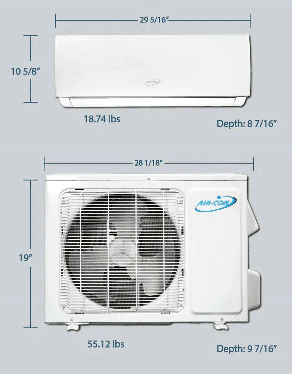 9000 BTU 16 SEER Mini Split Air Conditioner S66436