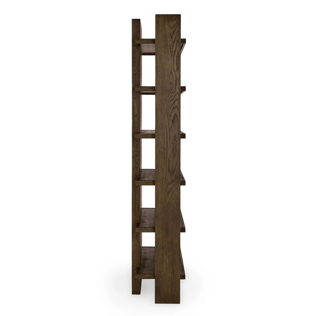 6 Shelf Tall Wood Bookcase E4470