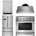 36 Electric Range, Range Hood, Refrigerator, Dishwasher J3342