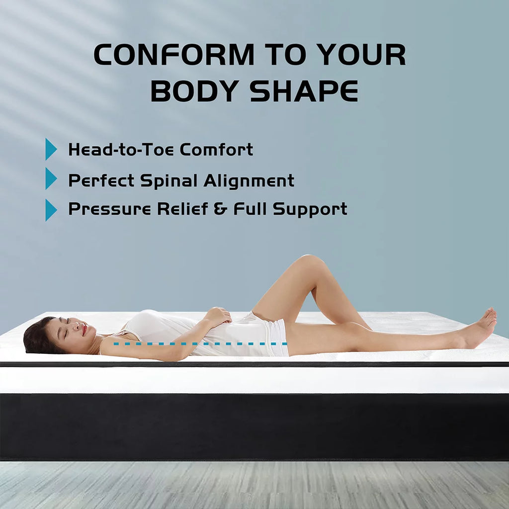 Memory Foam Spring Hybrid Mattress J62160