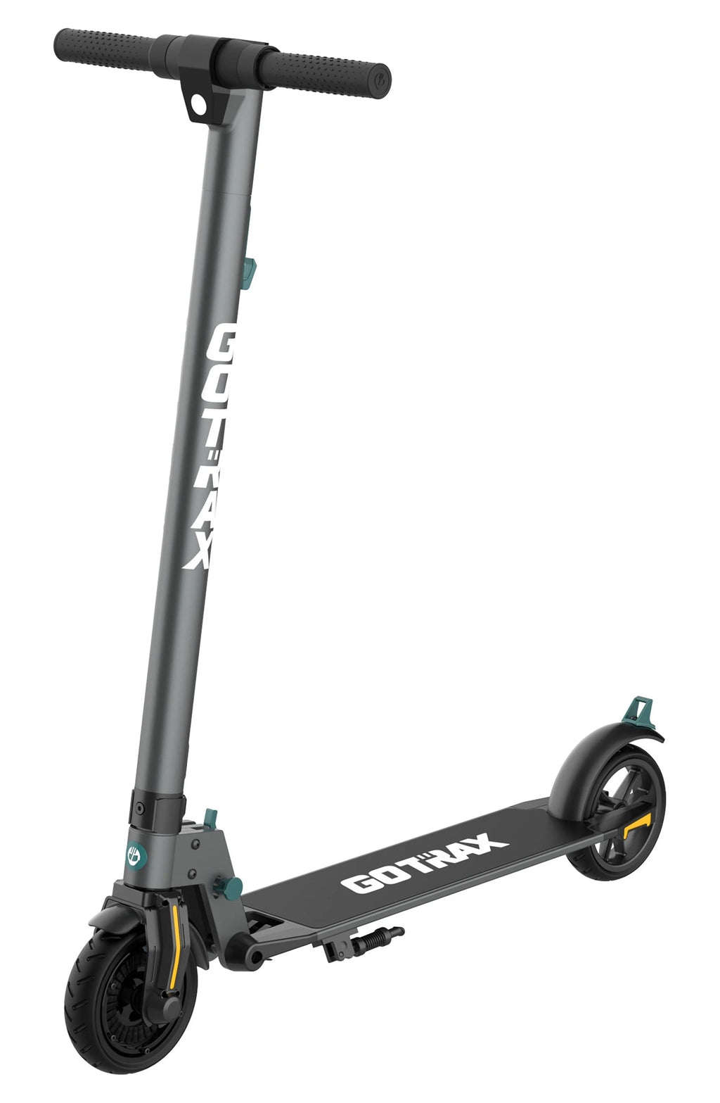 Foldable Electric Scooter with 6 Tires, 200W 12mph, Gray H284418