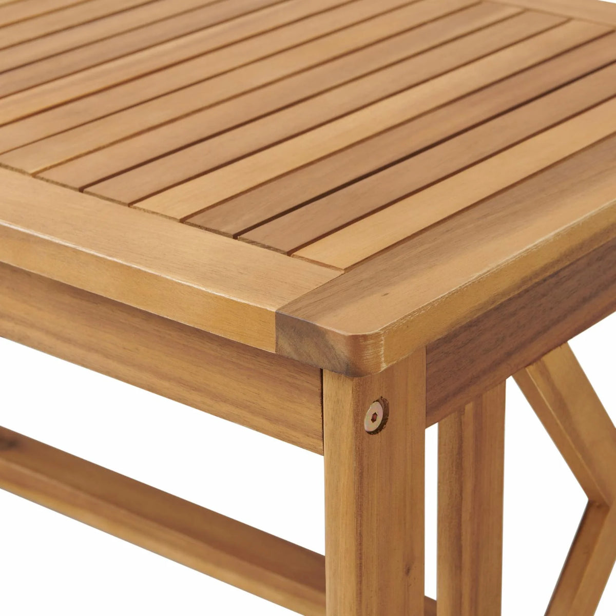 Acacia Wood 4-Piece Outdoor Conversation Set G1022