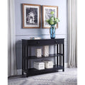 Black Wood Console Table F527